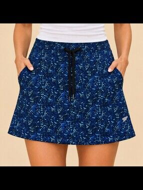 Speedo Navy Ladies Skort Size Small Petite Navy Blue
